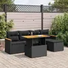 Image de Salon de jardin modulable GENERIQUE 6 pieces resine tressee 55 x 62 x 69 cm 5 personnes