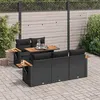 Image de Salon de jardin modulable GENERIQUE 6 pieces resine tressee 55 x 62 x 69 cm 5 personnes