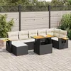 Image de Salon de jardin modulable GENERIQUE resine tressee 6 personnes 62 x 62 x 69 cm 8 pieces