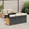 Image de Salon de jardin modulable GENERIQUE 6 pieces resine tressee 62 x 59 x 69 cm 5 personnes