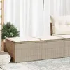 Image de Salon de jardin modulable GENERIQUE resine tressee 2 pieces 55 x 55 x 37 cm 2 personnes
