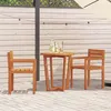 Image de Lot de 2 chaise GENERIQUE exterieur non pliable H. 80 cm en acacia