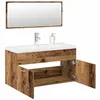 Image de Ensemble de meubles salle de bain 3 pcs bois d ingénierie