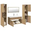 Image de Ensemble de meubles salle de bain 5 pcs bois d ingénierie