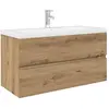 Image de vidaXL, Meuble sous-lavabo, Mardenhagen (Mit Wasserhahn & Abfluss)