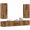 Image de Meubles TV muraux 5 pcs vieux bois bois d ingénierie