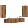 Image de Meubles TV muraux 4 pcs vieux bois bois d ingénierie