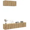 Image de Ensemble de meuble TV mural 3 pcs chêne artisanal