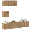 Image de Ensemble de meuble TV mural 4 pcs chêne artisanal