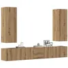 Image de Ensemble de meuble TV mural 5 pcs chêne artisanal