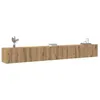 Image de Ensemble de meuble TV mural 3 pcs chêne artisanal