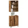 Image de Buffet avec armoire murale vieux bois bois d ingénierie