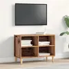 Image de Cabinet TV avec pieds en bois ancien 69,5x30x50 cm