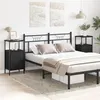 Image de Meubles de chevet 2 pcs Chêne noir 41x31x80 cm Bois d ingénierie