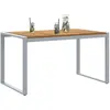 Image de vidaXL, Table de jardin + table de balcon, Table de jardin (140 x 80 x 75 cm)