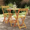 Image de vidaXL Ensemble Bistro 3 Pièces Bois Massif Acacia 4105500