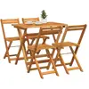Image de vidaXL, Table de jardin + table de balcon, River (90 x 55 x 75 cm)