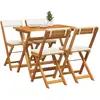 Image de vidaXL, Table de jardin + table de balcon, River (90 x 55 x 75 cm)