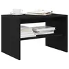Image de vidaXL Meuble TV chêne noir 60x40x40 cm bois d'ingénierie, unité TV, console TV, banc TV, meuble de télévision, meuble 859101