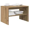 Image de Meuble TV chêne artisanal 60x40x40 cm bois d ingénierie