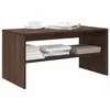 Image de vidaXL Meuble TV chêne marron 80x40x40 cm bois d'ingénierie, unité TV, console TV, banc TV, meuble de télévision, meuble 859115