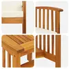 Image de vidaXL, Salon de jardin, Elmonina (2x armchair + table)