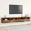 Image de Meubles TV 2 pcs Bois Vieilli 100x30x30 cm Bois d Ingénierie