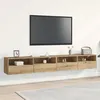 Image de Meubles TV 2 pcs Chêne artisan 100x30x30 cm Bois d ingénierie