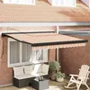 Image de vidaXL Auvent Rétractable Automatique Rayé Multicolore 300x250 cm 3330012