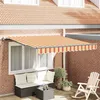Image de vidaXL Store Rétractable Automatique Jaune et Orange 350x250 cm 3330255
