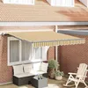 Image de vidaXL Store rétractable automatique rayures multicolores 350x250 cm 3330309
