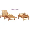 Image de Lot de 2 transat GENERIQUE en bois massif H. 84 cm L. 200 cm non pliable