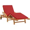 Image de vidaXL, Chaise longue, Loyalty 1x sunlounger +table (200 cm)