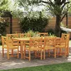 Image de vidaXL Chaise de jardin 8 pcs 56 x 56 x 90 cm Bois d'Acacia Massif, Chaise d'extérieur contemporaine, rectangulaire 3324848