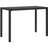 Image de vidaXL, Table de jardin + table de balcon, Banc d'extérieur (110 x 56 x 75 cm)