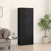 Image de Armoires 2 pcs Chêne noir 69,5x34x180 cm Bois d ingénierie