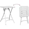 Image de vidaXL, Table de jardin + table de balcon, Brian (55 x 55 x 72.50 cm)