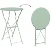 Image de vidaXL, Table de jardin + table de balcon, Ensemble de meubles de jardin (50 x 50 x 71 cm)
