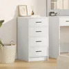 Image de Buffet Blanc 40x41x75 cm en bois d ingénierie