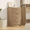 Image de Buffet en chêne artisanal 40x41x75 cm Bois d ingénierie