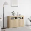 Image de Meuble de rangement Chêne Sonoma Bois d ingénierie 116 x 30 x 75 cm