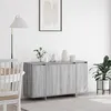 Image de Buffet gris Gris sonoma Bois d ingénierie 135 x 41 x 75 cm