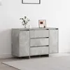 Image de Buffet Gris Béton 120x41x75 cm en Bois d ingénierie