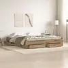 Image de Lits avec tiroirs vidaXL Chêne artisan 180x200 cm Bois d'ingénierie 3333961