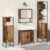 Image de Ensemble de mobilier de salle de bain de 4 pièces Bois usé