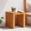 Image de Table d appoint de jardin 43x36x40 cm en teck massif