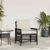 Image de Lot de 1 chaise GENERIQUE H. 77 cm non pliable en rotin exterieur