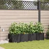 Image de Jardinières avec système d irrigation 4 pcs Noir