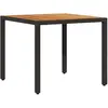 Image de vidaXL, Table de jardin + table de balcon, Ensemble de salle à manger pour le jardin (90 x 90 x 75 cm)