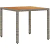 Image de vidaXL, Table de jardin + table de balcon, Ensemble de salle à manger pour l'extérieur (90 x 90 x 75 cm)